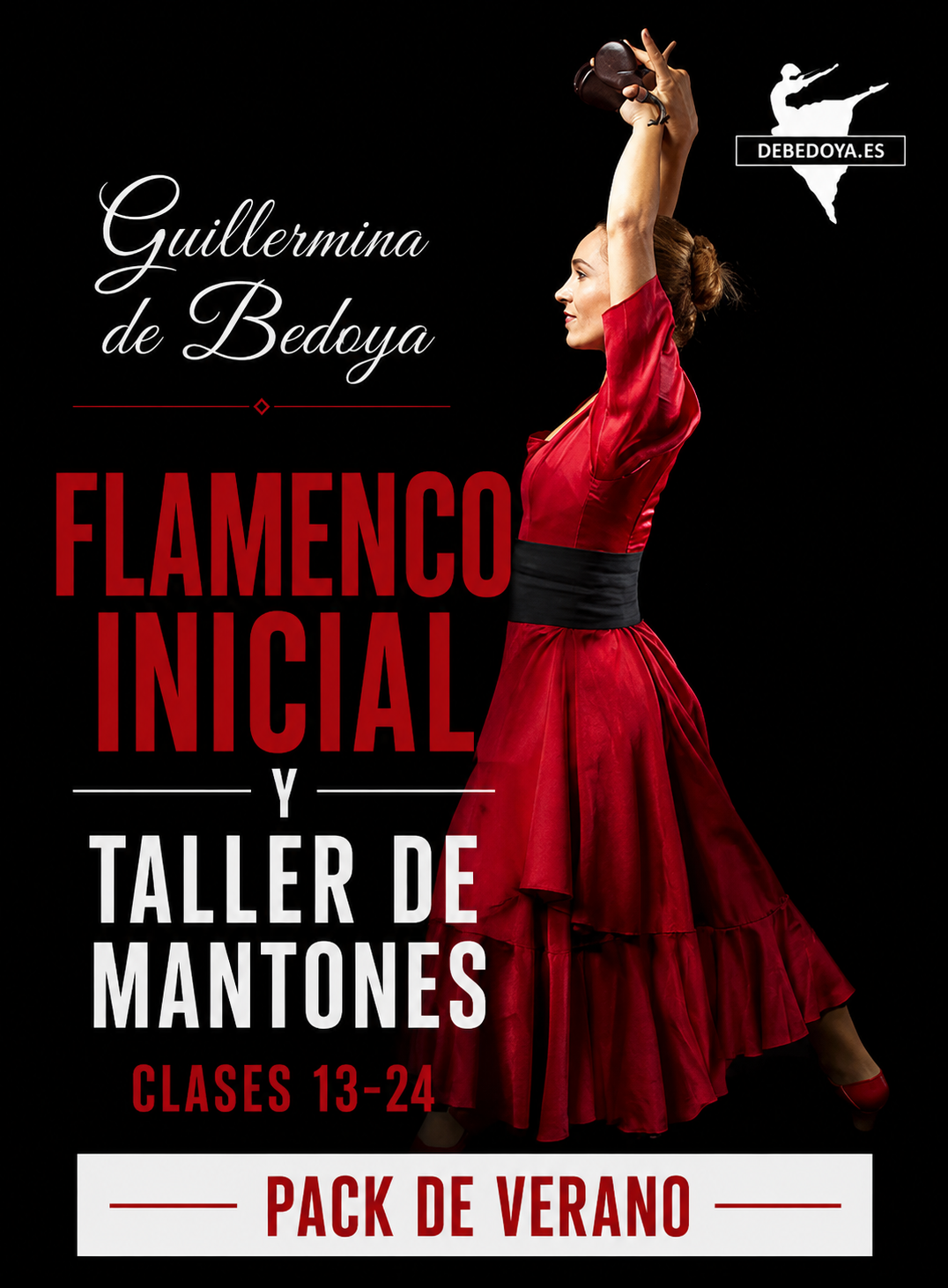 Clases de Flamenco Inicial y Taller de Mantones, Pack Verano